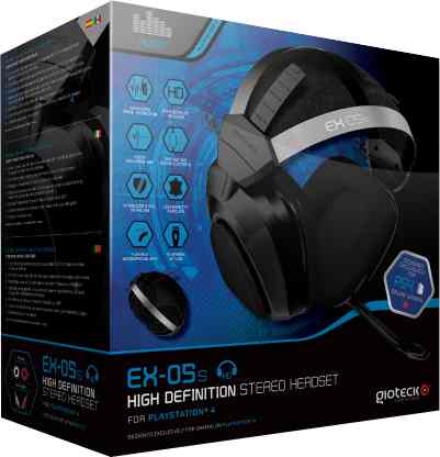 Headset Stereo Wired Ex 05s Gioteck Ps4